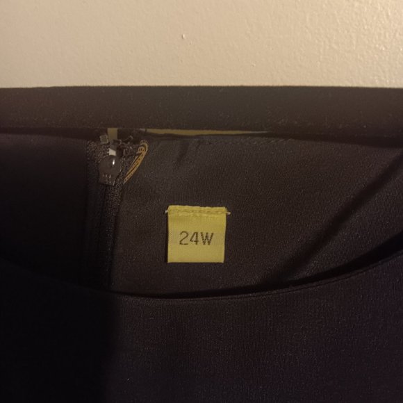 Black Patterned Dress - Picture 3 of 7